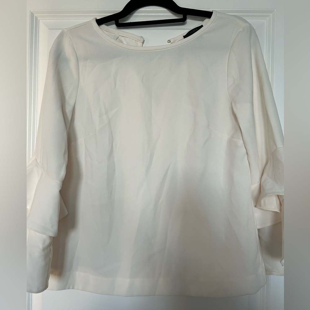 J.Crew Lana Tiered Sleeve Top